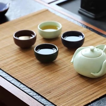 Коврик Складной коврик для стола Бамбуковые коврики для стола 4 шт.