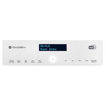 RADIO SIECIOWE KUCHENNE PODWIESZANE DAB+ BUDZIK
