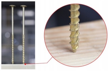 Столярные винты TORX Klimas конические WKCS/KMWHT 8x340 50 шт.