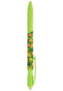 Długopis wymazywalny Safari Green niebieski tusz