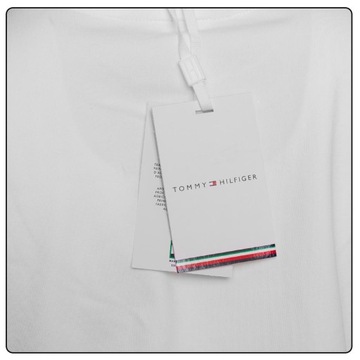 Tommy Hilfiger t-shirt WW0WW35990 YBL kremowy XS