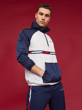 TOMMY HILFIGER SPORT KOLOROWA KURTKA KAPTUR (M)