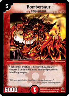 *DM-02 DUEL MASTERS - BOMBERSAUR - !!!