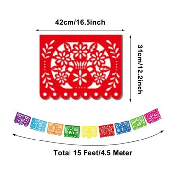 Мексиканский баннер для вечеринки, большие мексиканские тематические украшения для вечеринки в стиле B