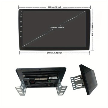 10-calowy 2G 32G Android 10.0 2 Din Radio samochodowe Multimedialny