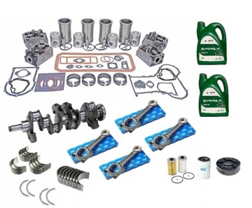 ZESTAW NAPRAWCZY URSUS C-360 TŁOK TULEJA WAŁ PANEWKI GŁOWICA OLEJ + GRATIS