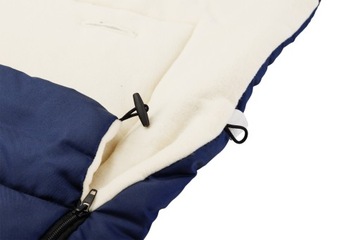 Детский спальный мешок утепленный, темно-синий СКИДКА