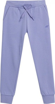 SPODNIE DZIEWCZĘCE MŁODZIEŻOWE DRESOWE SPORTOWE DŁUGIE JOGGERY 4F 158cm