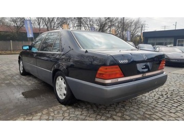 Mercedes Klasa S W140 Sedan 6.0 394KM 1993 600 SEL V12 Po opłatach Świeżo sprowadzony do PL, zdjęcie 1