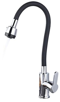 BATERIA KUCHENNA UMYWALKOWA STOJĄCA Z WYLEWKĄ FLEX KRAN DO UMYWALKI ZLEWU