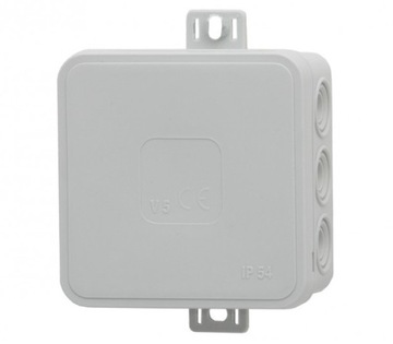 ГЕРМЕТИЧНАЯ КОРОБКА +3xWAGO 3x4мм СОЕДИНИТЕЛЬНЫЙ КОМПЛЕКТ