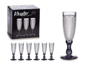 DIAMOND KIELISZEK KIELISZKI ZESTAW 185 ml BOHEMIA