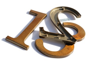 НОМЕР ДОМА, ЦИФРЫ ДЛЯ ДОМА, БУКВЫ коричневые транс 7