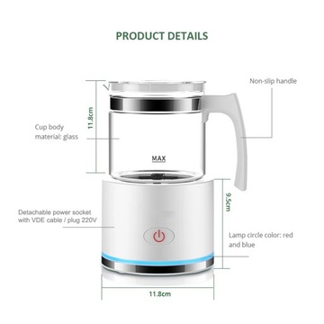 Электрический вспениватель молока и пароварка 250мл