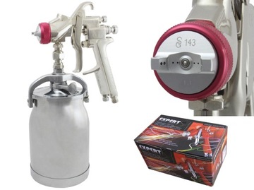 Pistolet lakierniczy EXPERT HP dysza 1,1 mm dolny zbiornik 1000 ml