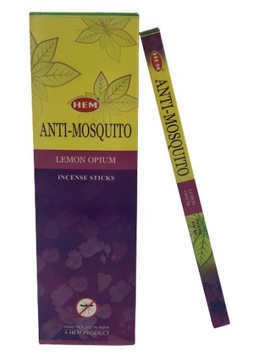 Indyjskie kadzidełka Anti-Mosquito, HEM