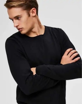 HUGO BOSS granatowy sweter rozm XXL Łódź