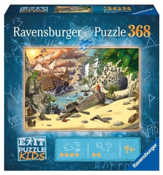 Ravensburger Puzzle Exit Kids Przygoda Piratów 368 el. 129546