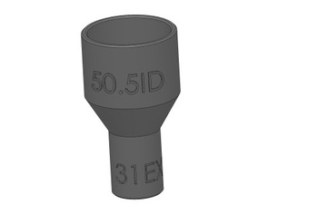 Adapter Henry HET 200A 31EX 50.5ID Cyklon SN50T6