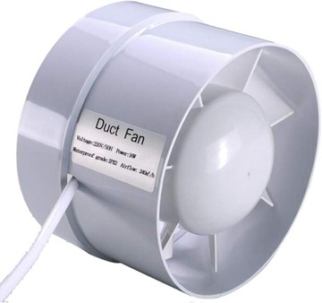Wentylator, 15 cm, 16 W, 141 CFM, 125mm