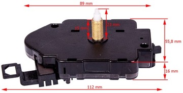 MECHANIZM KWARCOWY DO ZEGARA Z WAHADŁEM WERK 15