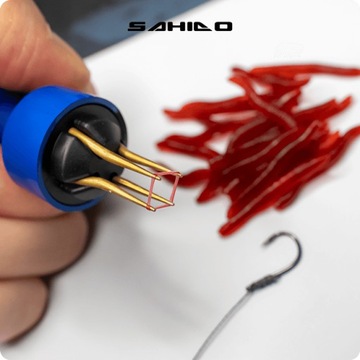 SAHIDO PELLET CLIPPER ДЛЯ УСТАНОВКИ ПРИМАНКИ, 120 РЕЗИНОВ В КОМПЛЕКТЕ