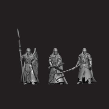 Эльфийские полководцы/лорды - Medbury Miniatures