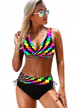 Stylowy strój kąpielowy push up modelujący,M