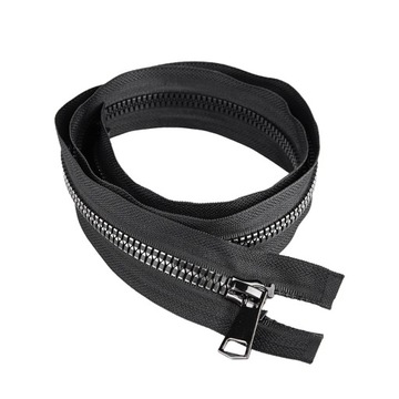 Zamek suwak SERIA DUAL lux grafitowy 80cm 2830
