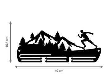 Wieszak na medale GÓRY RUN 77.2 40cm