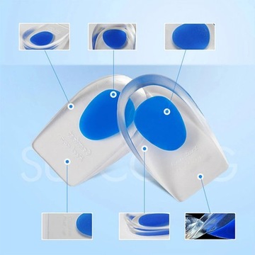 Синие подпяточники с силиконовым гелем.