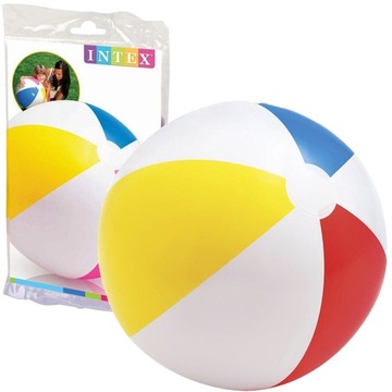 Piłka plażowa pompowana 61cm INTEX 59030NP