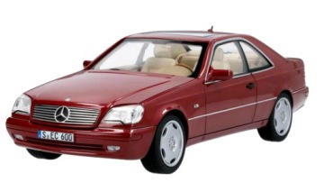 Mercedes W140 CL600 Model auta 1:18 Oe