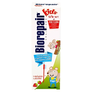 Biorepair Oral Care Pasta Kids-Poziomka 0-6 50ml