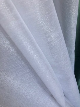 Батистовая штора LINEN FROST WHITE 260 x 500 FROG TUNNEL
