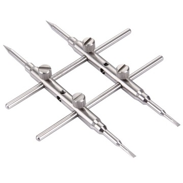 ПАЛЕЦЕВЫЙ КЛЮЧ ДЛЯ ЛИНЗ И ФИЛЬТРОВ, ОЧЕРКИЙ, РЕГУЛИРУЕМЫЙ, МЕТАЛЛ.