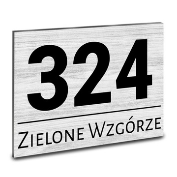 TABLICA Adresowa PCV 32x21 NUMER DOMU Wiele Wzorów