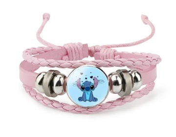 BRANSOLETKA STICH ANDZIA DISNEY Lilo & Stitch Różowa 8 +