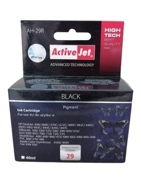 TUSZ ACTIVE JET HP H-29 AH-29 BLACK 40 ml