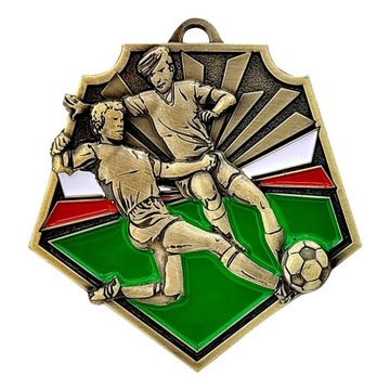 Duży odlewany MEDAL 3D - Piłkarski M98. GRAWER!