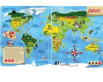 АЛЬБИК ИНТЕРАКТИВНАЯ КНИГА АТЛАС МИРА