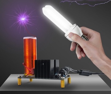 Катушка генератора Тесла 15Вт Собрана, работает.