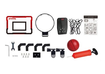 БАСКЕТБОЛЬНАЯ ДОСКА КОРЗИНА СНАРУЖИ ВНУТРИ НА ДВЕРНОЙ ПЕТЛИ СЕТКА СЧЕТЧИК СВЕТОДИОД