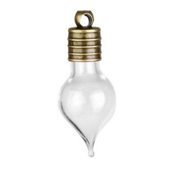 3x 10 Pusta mała, przezroczysta lampa wisząca