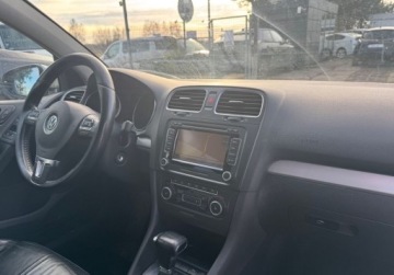 Volkswagen Golf VI Hatchback 5d 2.0 TDI-CR DPF 140KM 2008 Volkswagen Golf Highline 2.0 TDI 140KM DSG 2008r czarna skora navi po opla, zdjęcie 8