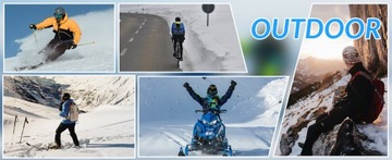 ROCKBROS Зимние велосипедные брюки ветрозащитные, регулируемые, эластичные, XL