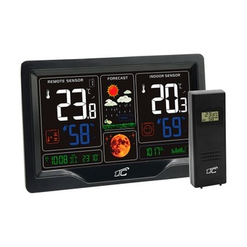 Метеостанция с цветным дисплеем, чёрная LXSTP09C