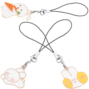 Подвеска для телефона с эмалью Bunny Rabbit