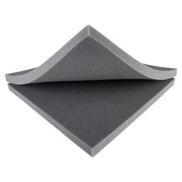 КОВрик ГЛАДКИЙ АКУСТИЧЕСКИЙ ГУБКА, ЗВУКОВАЯ ПЕНА 50х50х3 см