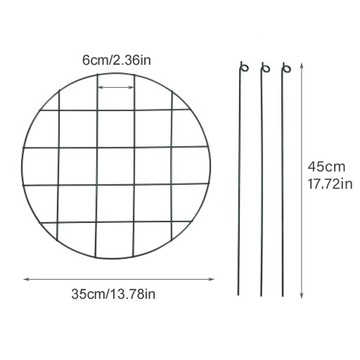 Podpórka do roślin Drabinka Pergola na kwiaty